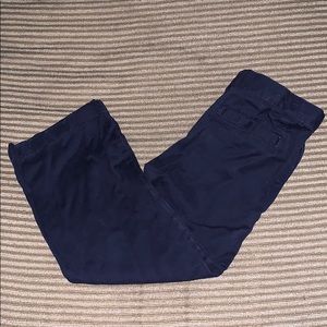 Boys navy khaki pants